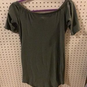 Off the shoulder T-shirt dress